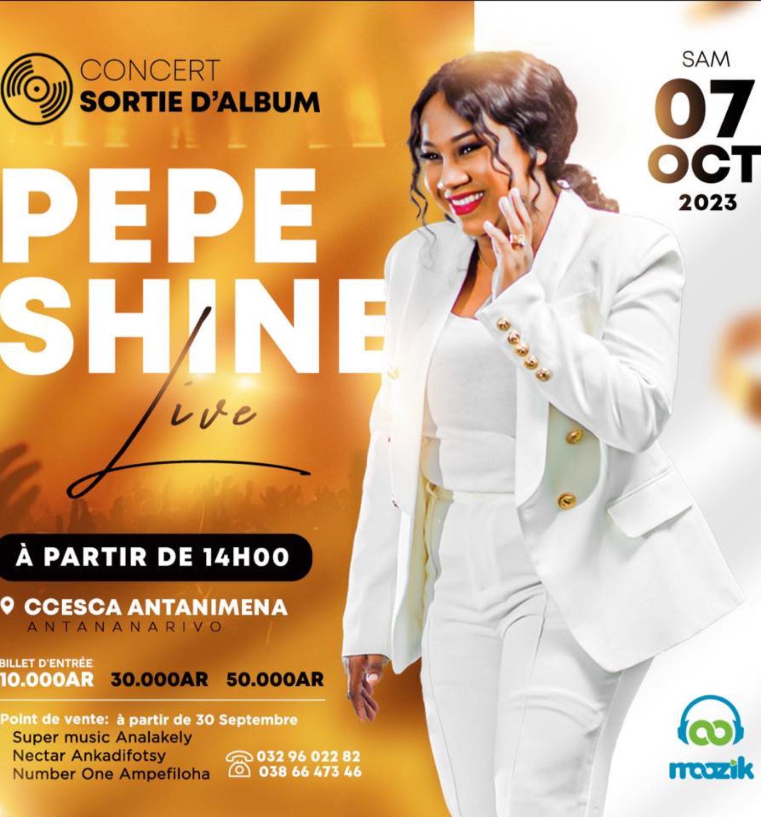 Sortie du 1er Album de Pepe Shine "Ianao no Andriamanitro"