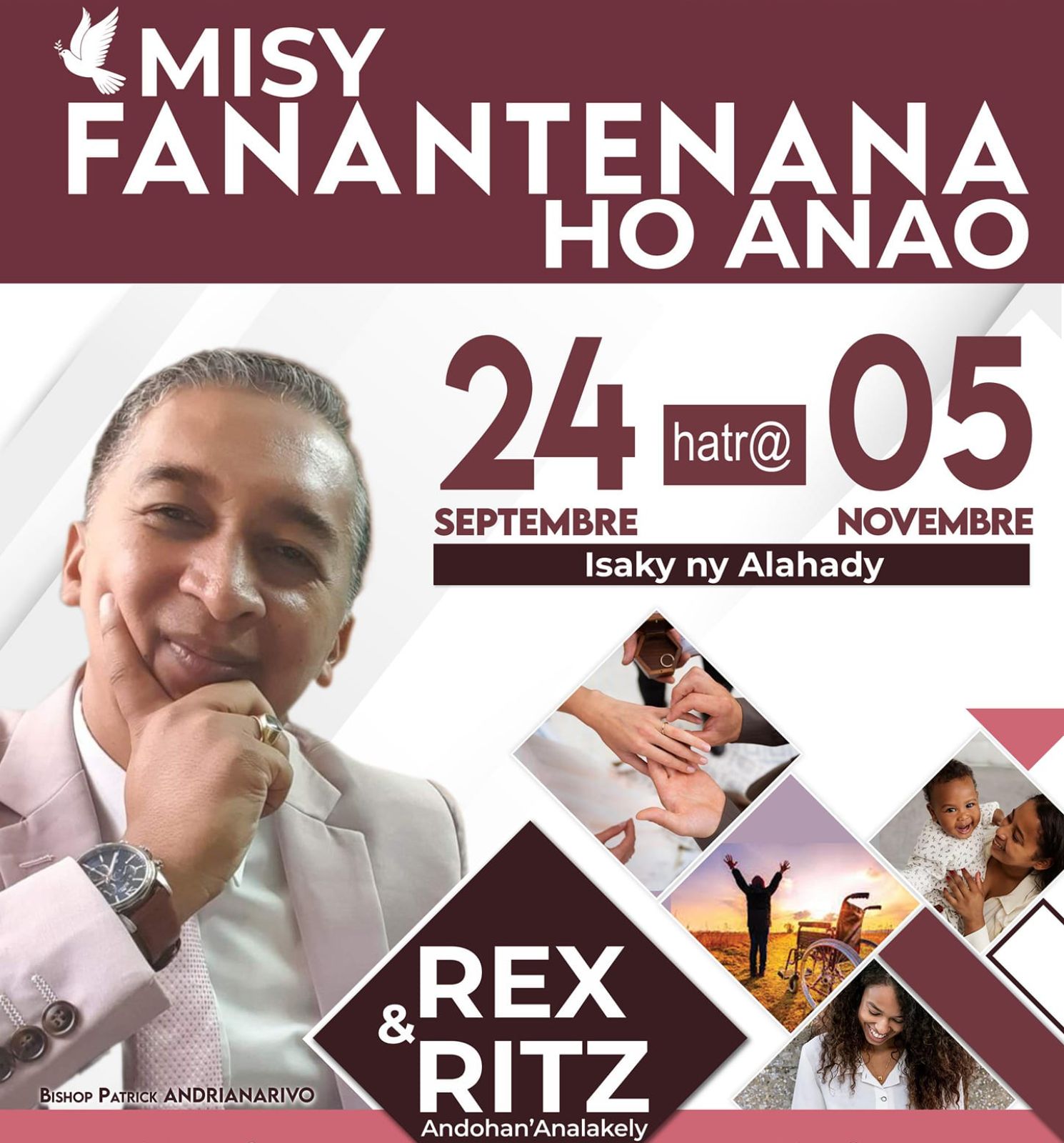Séminaire Eglise SHINE "MISY FANANTENANA HO ANAO" : 7 Dimanches pour Transformer Votre Vie