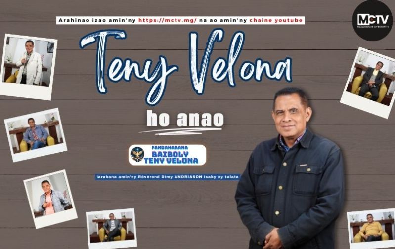 TENY VELONA HO ANAO