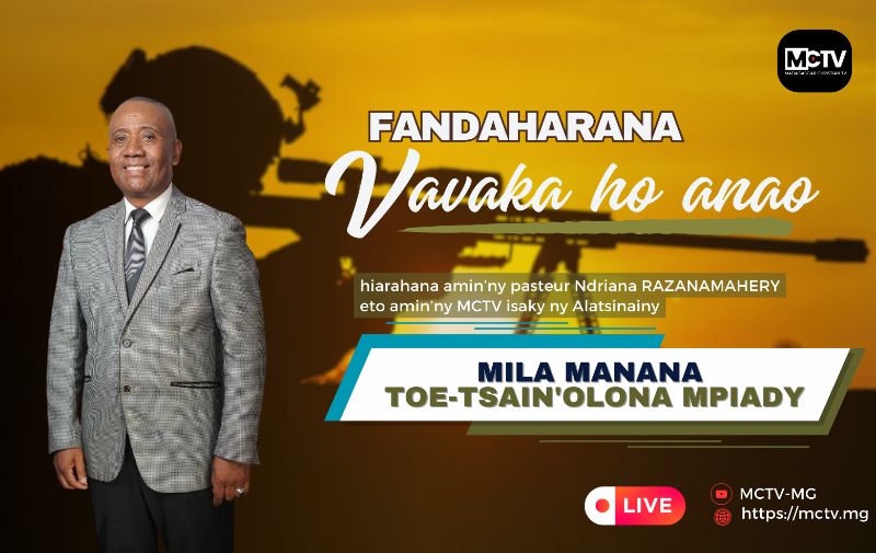 Mila manana toe-tsain'olona mpiady!