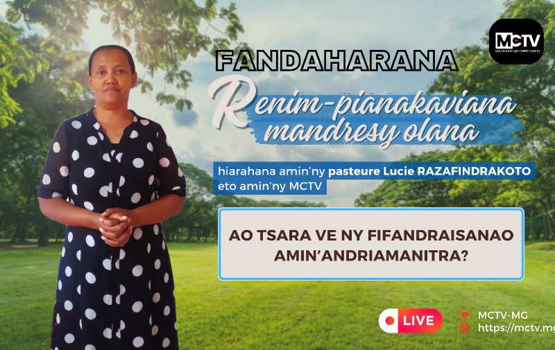 AO TSARA VE NY FIFANDRAISANAO AMIN'ANDRIAMANITRA ?