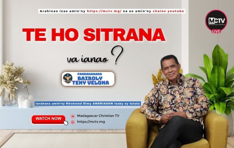 TE HO SITRANA VA IANAO ?