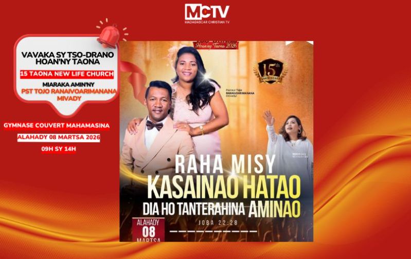 VAVAKA SY TSO-DRANO HO AN’NY TAONA 2026 & FANKALAZANA FAHA-15 TAONA