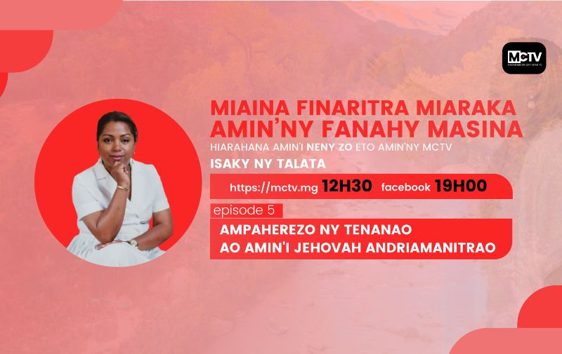 Ampaherezo ny tenanao ao amin'i Jehovah Andriamanitrao