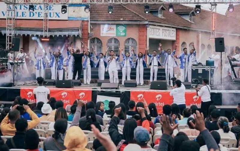 Revivez en images le grand concert évangélique d'Antsirabe du 27 août 2023  devant le podium. TGC Officiel Iz'Art Gospel Tanora Masina Itaosy