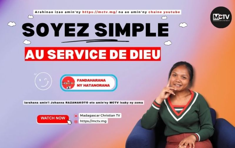 SOYEZ SIMPLE AU SERVICE DE DIEU