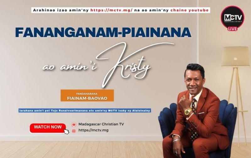 FANANGANAM PIAINANA AO AMIN'I KRISTY