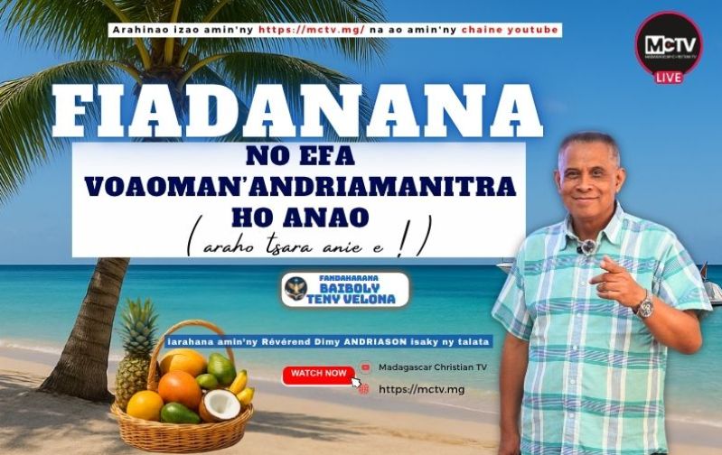 FIADANANA NO EFA VOAOMAN'ANDRIAMANITRA HO ANAO
