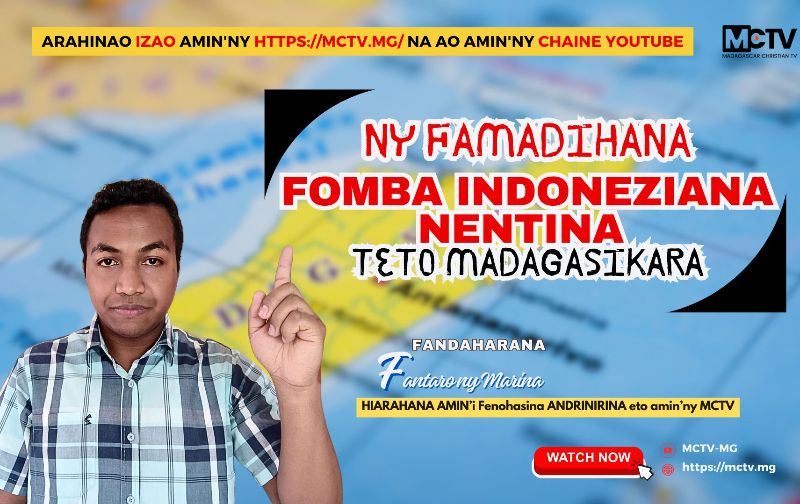 NY FAMADIHANA: FOMBA INDONEZIANA NENTINA TETO MADAGASIKARA