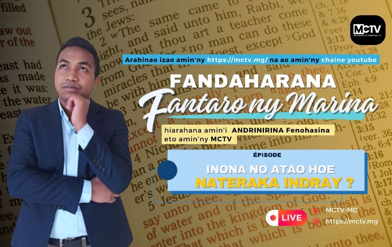 INONA NO ATAO HOE NATERAKA INDRAY ?