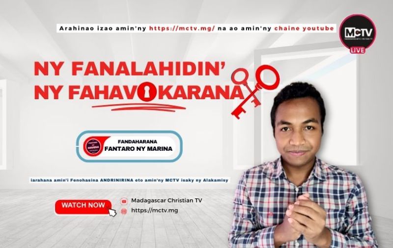 NY FANALAHIDIN'NY FAHAVOKARANA
