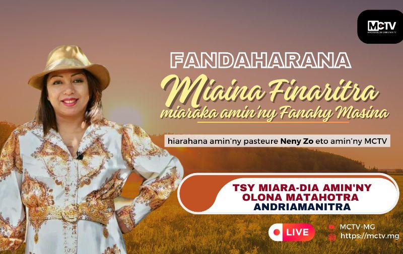 TSY MIARA-DIA AMIN'NY OLONA MATAHOTRA ANDRIAMANITRA