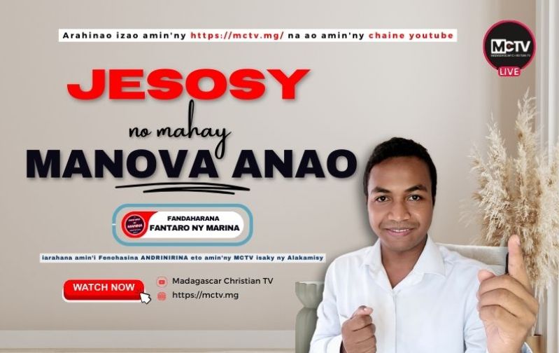 JESOSY NO MAHAY MANOVA ANAO
