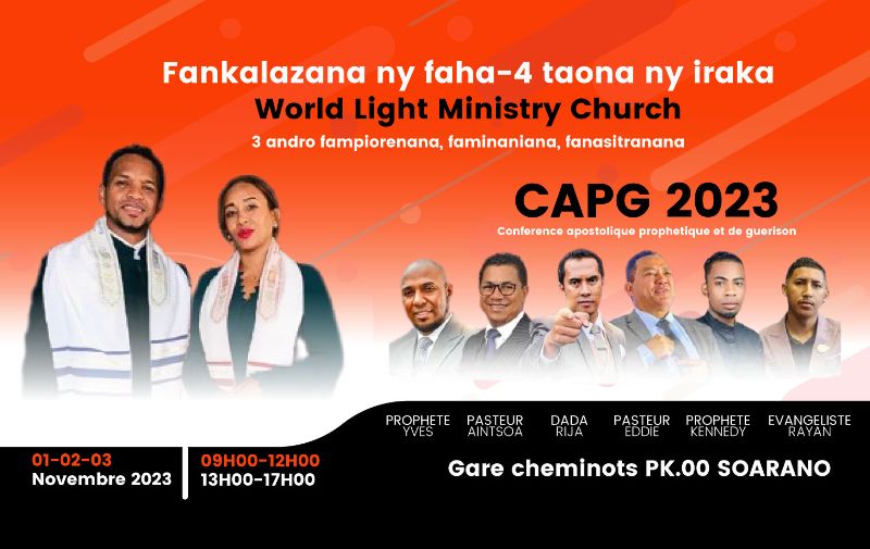 CAPG 2023 avec Pasteur Patrick Adorson Light