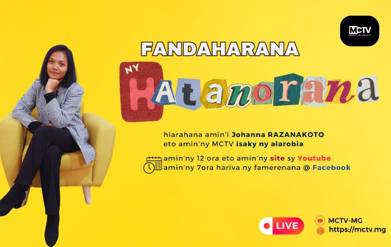 Générique émission "Ny Hatanorana" avec Johanna RAZANAKOTO sur MCTV