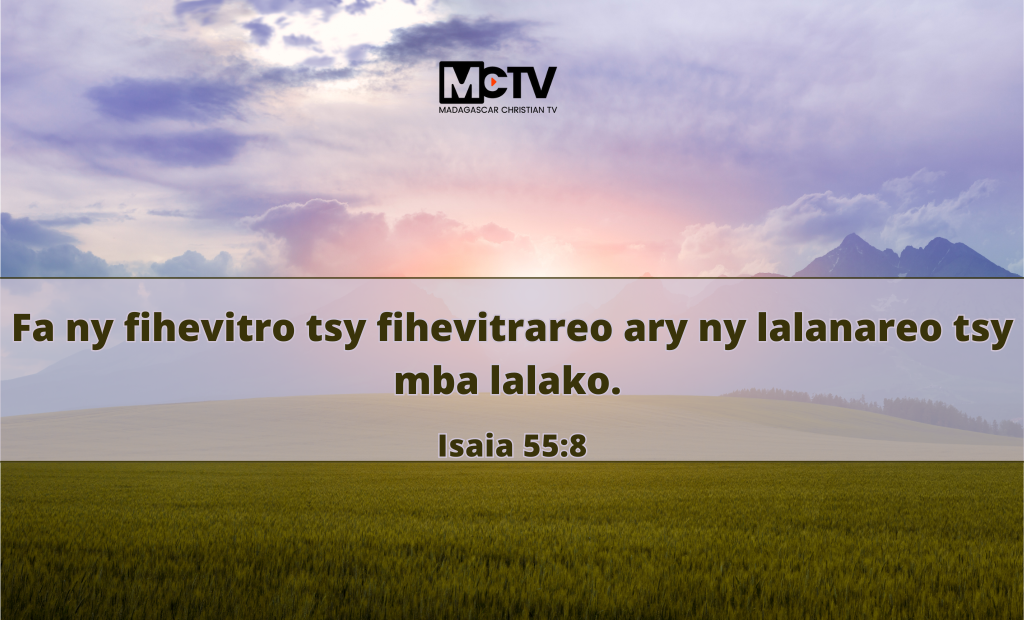 Isaïe 55:8