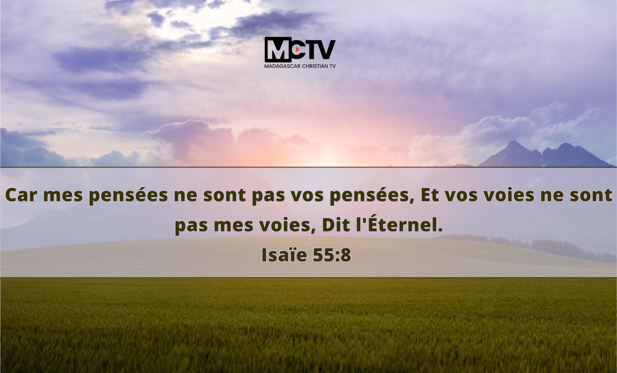Isaïe 55:8